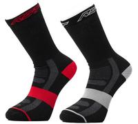 RST Multicolor 4 Pack Motorcycle Socks, colorful, size S/M