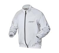 RST Nightrider Waterproof Moto Motorcycle Motorbike Over Jacket Silver
