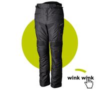 RST Pro Series Paragon 7 CE Waterproof Textile Motorcycle Trousers - Black