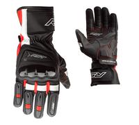 RST Moto Men's Motorcycle Gloves Pilot - Leather, CE Approved - Red/Black/White/Blue
