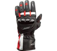 RST Pilot CE Motorcycle Motorbike Leather Gloves Black / Red / White