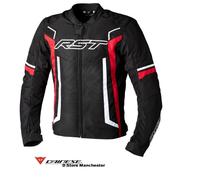RST Pilot Evo Black/Red/White Urban Sports Touring Waterproof Textile Motorcy...