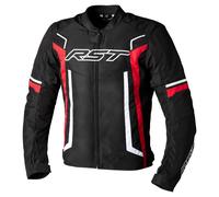 RST Pilot Evo CE Textile Jacket Men Black Red White Size 40 40