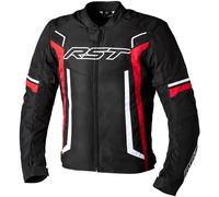 RST Pilot Evo Motorcycle Textile Jacket, black-white-red, size XL for Men