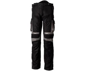 RST Pro Series Adventure X-treme Race Dept CE Textile Trousers Black Grey BlacK