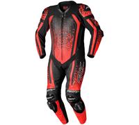 RST Pro Series Evo Airbag CE Mens Leather Suit - Flo Red / Black / Flo Red