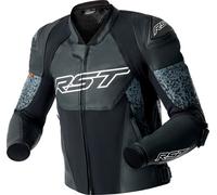 RST Pro Series Supersport-K D3O perforated Motorcycle Leather Jacket, black-grey, size 52 for Men