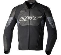 RST Pro Series Supersport-K Motorcycle CE Leather Jacket - Black / Black