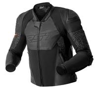 RST Pro Series Supersport-K Motorcycle D3O Leather Jacket - Grey / Black