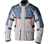 RST Pro Series Vulcan Motorcycle Textile Jacket, silver/blue, size 5XL