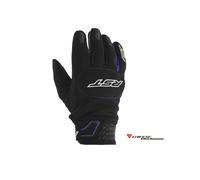 RST Rider Motorcycle Gloves, black-blue, size M for Men