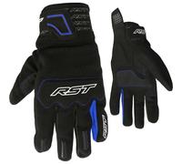 RST Rider CE Motorcycle Motorbike Textile Gloves Blue / Black