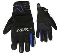 RST Rider CE Motorcycle Motorbike Textile Gloves Blue / Black