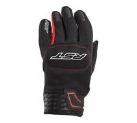 RST Rider Motorcycle Gloves, black-red, size M for Men