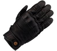 RST Roadster 3 CE Leather Gloves Motorbike Motorcycle Vintage Black Black
