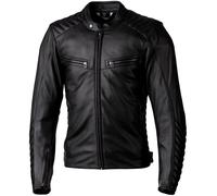 RST Roadster 3 CE Leather Jacket Classic Vintage Motorbike Motorcycle Black