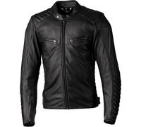 RST Roadster 3 CE Leather Jacket Classic Vintage Motorbike Motorcycle Black