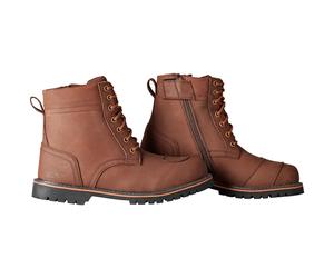 RST Roadster 3 Waterproof Vintage Leather Motorcycle Boots Short Retro Shoes