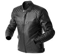 RST Roadster Air D3O Motorcycle Leather Jacket, black, size 56