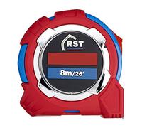 RST Rstrj8 8M/26Ft Tape Measure, Red/Blue