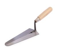 RST Gauging Trowel Wooden Handle 7" (175 mm) Silver