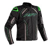 RST S-1 Motorcycle Textile Jacket, black-grey-green, size XL for Men