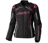 RST S-1 Ladies Motorcycle Textile Jacket, black/hotpink, size L