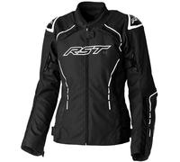 RST Ladies Womens S-1 CE Textile Jacket Motorbike Motorcycle Black White