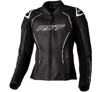 RST S-1, leather jacket women XS Black/White