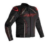 RST S-1 Motorcycle Textile Jacket, black-grey-red, size L for Men