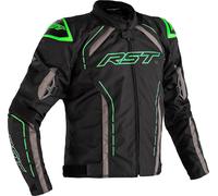 RST S-1 Motorcycle Textile Jacket, black-grey-green, size XL for Men