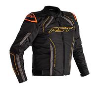 RST S-1 Motorcycle Textile Jacket, black-grey-orange, size 3XL for Men