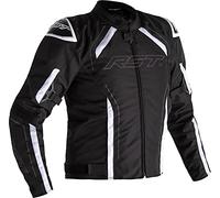 RST S-1 Motorcycle Textile Jacket, black-white, size L for Men