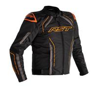 RST S-1 Motorcycle Textile Jacket, black-grey-orange, size L