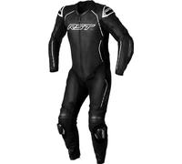 RST S1 1-Piece Motorcycle Leather Suit, black-white, size L