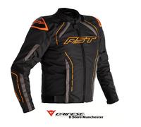 RST S-1 Motorcycle Textile Jacket, black-grey-orange, size XL for Men