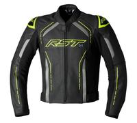 RST S1 Black/Grey/Fluo-Yellow Sport Touring Urban Leather Motorcycle Jacket