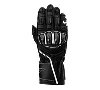 RST S1 Black/White Track Sport Urban Touring Leather Motorcycle Gloves