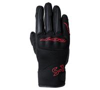 RST S1 CE Armoured Breathable Mesh Textile Motorcycle Sport Glove - Black Red