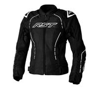 RST S-1 Mesh Ladies Motorcycle Textile Jacket, black-white, size L for Women