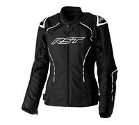 RST Ladies Womens S-1 CE Textile Jacket Motorbike Motorcycle Black White
