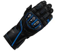 RST S1 CE Leather Gloves Motorbike Motorcycle Black Grey Neon Blue