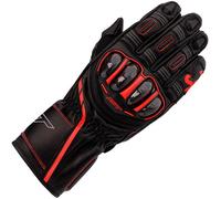 RST S1 CE Leather Gloves Motorbike Motorcycle Sports Black Grey Red