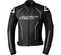 RST S1 CE Men's Leather Jacket Black/White