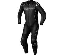 RST S1 1-Piece Motorcycle Leather Suit, black-white, size L