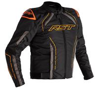RST S-1 Motorcycle Textile Jacket, black-grey-orange, size S for Men