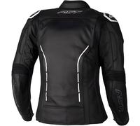 RST S-1, leather jacket women S Black/White