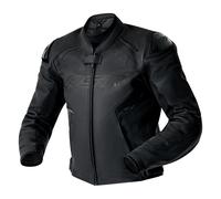 RST S1 D30 Ladies Leather Motorcycle Jacket - Black/Black