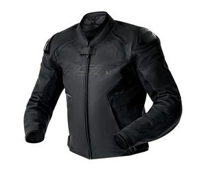RST S1 D30 Ladies Leather Motorcycle Jacket - Black/Black