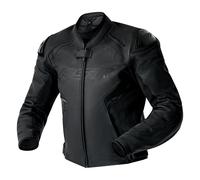 RST S1 D3O Ladies Moto Motorcycle Motorbike Leather Jacket Black / Black